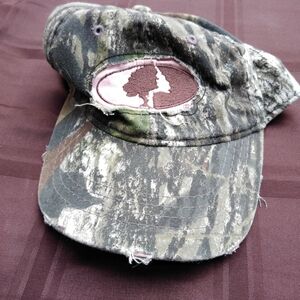 Camo Baseball Cap with Tree Logo
